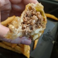 Cheese steak egg rolls #Veganuary at Moodz Co in Pittsburgh