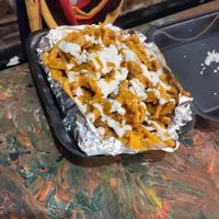 Loaded cheese fries at Moodz Co in Pittsburgh