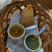 Samosa at Delhi Magic in Rio De Janeiro