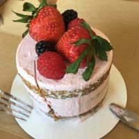 berry cake  at Beet Box Bakery & Cafe in Denver
