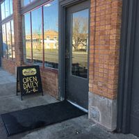 Outside of the bakery  at Beet Box Bakery & Cafe in Denver