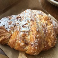 Almond croissant  at Beet Box Bakery & Cafe in Denver