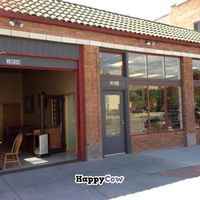store front with sitting area  at Beet Box Bakery & Cafe in Denver