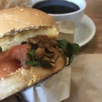 Breakfast sandwich at Beet Box Bakery & Cafe in Denver