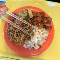 Chop Suey with faux chiken   at Oscar in Tokyo