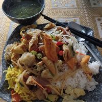 Vegan mixed rice at Am Thuc Chay - Phuong Dong in Da Nang