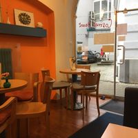 Inside  at Cosmos-Heart Cafe in Augsburg