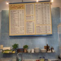 Menu for humans at Cosmos-Heart Cafe in Augsburg