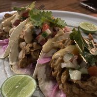 Jackfruit tacos  at Mana Retreat in 
