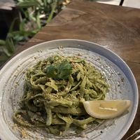Fettuccine with pesto🤤  at Mana Retreat in 
