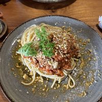 Spaghetti with Lentil Bolognese   at Mana Retreat in 