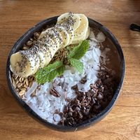 Choco nutty smoothy bowl  at Mana Retreat in 
