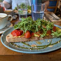 Avo Toast (vegan) at Esquires in Limerick