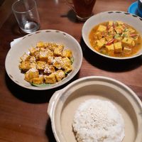 Butter garlic tofu at Thong Dong 2 - Vegan Friendly Kitchen in Lao Cai