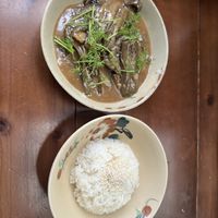 Eggplant dish   at Thong Dong 2 - Vegan Friendly Kitchen in Lao Cai