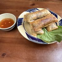 Spring rolls   at Thong Dong 2 - Vegan Friendly Kitchen in Lao Cai
