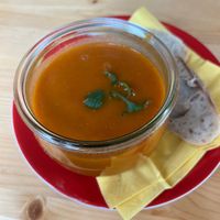 Tomatensuppe  at Biohof Bursch in Bornheim