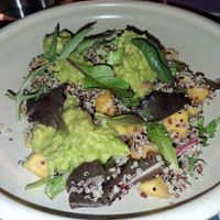 Vegan quinoa salad at Millennium Garden in Tirana