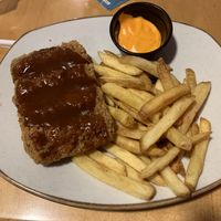   at Outback Steakhouse in Sao Paulo