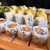 Vegan sushi   at Tenmaya in Rome