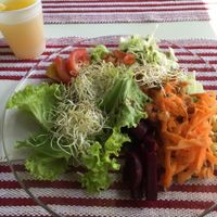 Some of the salads' options. at Com-Sciencia -  Francisco Jose Longo in Sao Jose Dos Campos