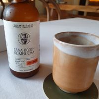 Organic spicy mango kombucha at Kina Kind Cuisine in Pattaya