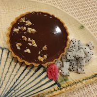 Chocolate tart at Kina Kind Cuisine in Pattaya