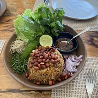 Yum khao tod  at Kina Kind Cuisine in Pattaya