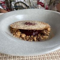 Chocolate and berry desert  at Kina Kind Cuisine in Pattaya