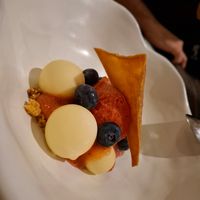 Berry Cream cheese dessert at Kina Kind Cuisine in Pattaya