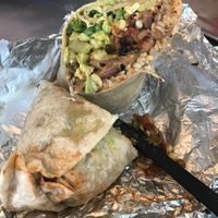 Veggie Burrito with guacamole at Chipotle   at Chipotle in Rocky Mount