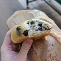 Doowap after bite at Victoire Boulangerie in Paris