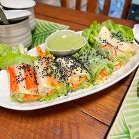 Salad roll at C Zaab Fresh Spring Roll and Khao Soi - ก๋วยเตี๋ยวลุยสวน in Chiang Mai