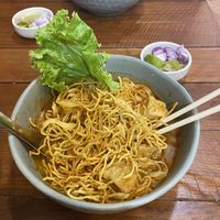 Khao soi veg.   at C Zaab Fresh Spring Roll and Khao Soi - ก๋วยเตี๋ยวลุยสวน in Chiang Mai