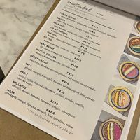 Menu: Smoothies & Smoothie Bowls  at Ver De in El Nido