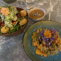Pad Thai Salad and Bang Bang Tofu  at Ver De in El Nido
