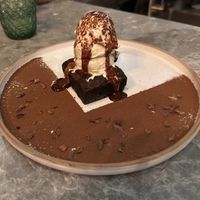 Brownie sundae   at Ver De in El Nido