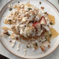 Pancakes at breakfastt  at Ver De in El Nido