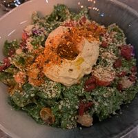 Kale and hummus at Ver De in El Nido