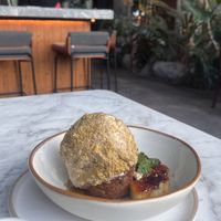 Malva pudding (its hudge, not like usual dessert)  at Ver De in El Nido