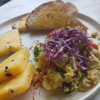 Tofu and vegetable hash at Ver De in El Nido