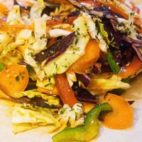 Ceviche vegano at Restaurante Gumer in Pontevedra