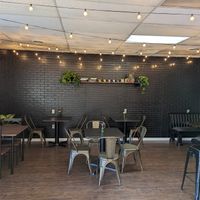 Seating at Retro Coffee in Asheville