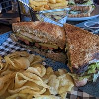The Vegan One with granary bread at The Coffee Box & Bistro in Fleetwood