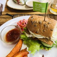 Sandwich at Earth Cafe and Market in Ubud
