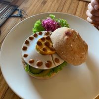 Sunny side up, YUCK  at Earth Cafe and Market in Ubud