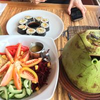 Amazing sushi!  at Earth Cafe and Market in Ubud