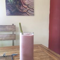 Smoothie at Earth Cafe and Market in Ubud