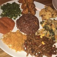 nasi campur? (forgot the name) at Earth Cafe and Market in Ubud