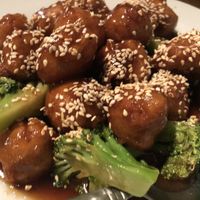 Sesame chicken at Green Sprout in Atlanta